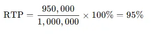 RTP是什麼?老虎機玩家必知的數據指標 4 RTP(Return to Player,玩家回報率)公式